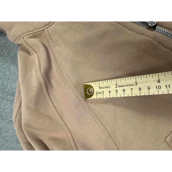 Lululemon SCUBA OVERSIZE 1/2 Zip HOODIE Pink Clay WOMENS size M/L - Picture 8 of 9